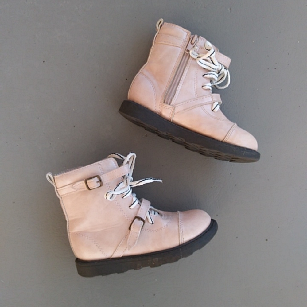 Carter's Size 8 Pink Combat Boots
